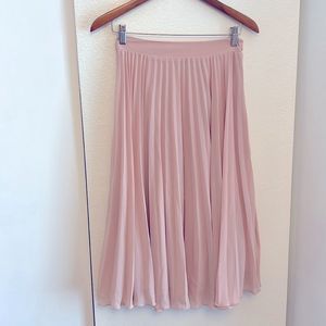Pleated Midi Skirt Morning Lavender